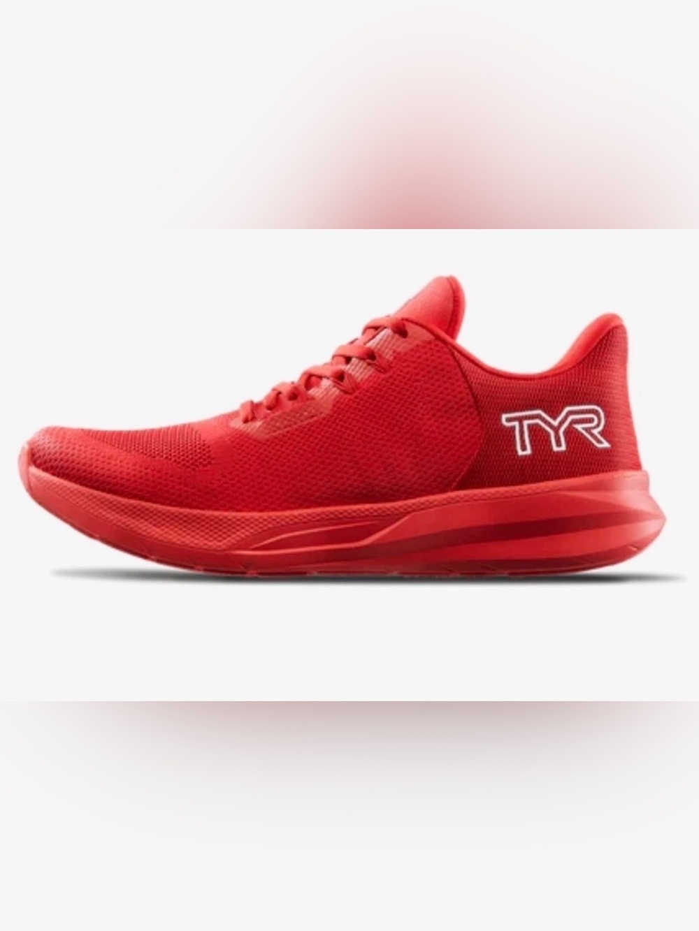 TYR Techknit RNR-1 Running Shoes Men's 8 Red NWT — Lightweight Knit Athletic - Picture 3 of 5